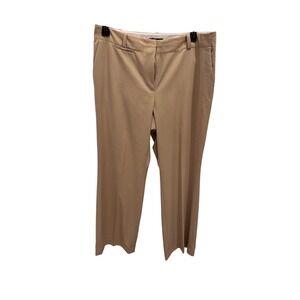 Ann Taylor Ankle Pants Career Dress Pants Khaki Beige Size 14‎